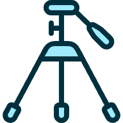 Photography Equipment Tripod Icon from Ultimate Duotone Set