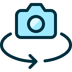 Camera Settings Rotate 1 Icon from Ultimate Duotone Set