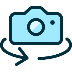 Camera Settings Rotate Icon from Ultimate Duotone Set