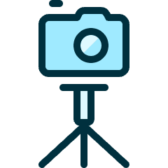 Camera Tripod Icon from Ultimate Duotone Set