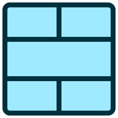 Composition Layout 2 Icon from Ultimate Duotone Set