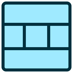 Composition Layout Icon from Ultimate Duotone Set