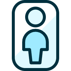 Composition Window Human 1 Icon from Ultimate Duotone Set