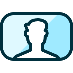 Composition Window Man Icon from Ultimate Duotone Set