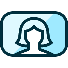 Composition Window Woman Icon from Ultimate Duotone Set