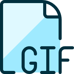 Image File Gif 1 Icon from Ultimate Duotone Set