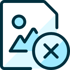 Image File Remove Icon from Ultimate Duotone Set