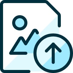 Image File Upload Icon from Ultimate Duotone Set