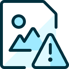 Image File Warning Icon from Ultimate Duotone Set