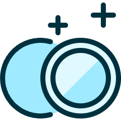 Lens Circle Icon from Ultimate Duotone Set