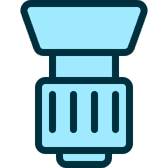 Lens Shade Icon from Ultimate Duotone Set