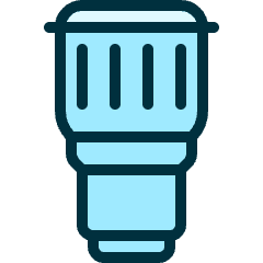 Lens Vertical Icon from Ultimate Duotone Set