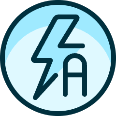 Light Mode Flash Auto Icon from Ultimate Duotone Set