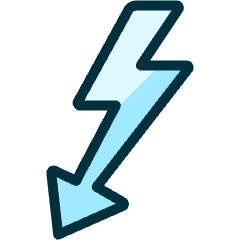 Light Mode Flash Icon from Ultimate Duotone Set