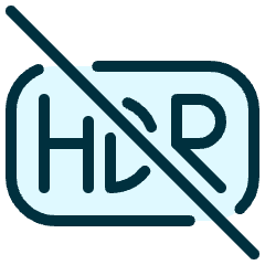 Light Mode Hdr Off Icon from Ultimate Duotone Set