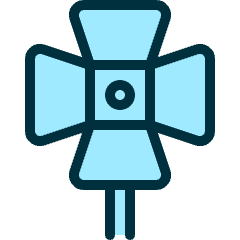 Photography Equipment Light 2 Icon from Ultimate Duotone Set