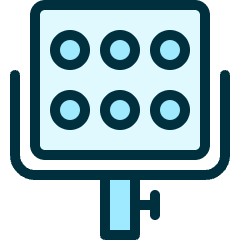 Photography Equipment Light Icon from Ultimate Duotone Set