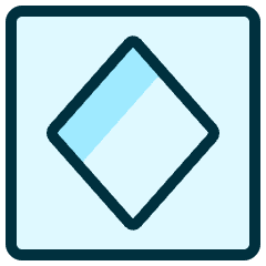 Mask Diamond Icon from Ultimate Duotone Set