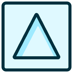 Mask Triangle Icon from Ultimate Duotone Set