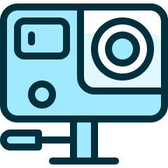 Go Pro Icon from Ultimate Duotone Set