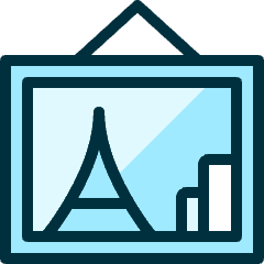 Photo Frame Hang Icon from Ultimate Duotone Set