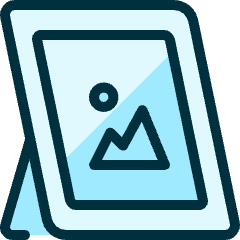 Photo Frame Landscape Icon from Ultimate Duotone Set