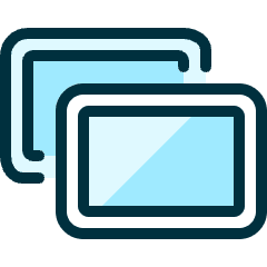 Picture Double Icon from Ultimate Duotone Set