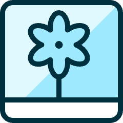 Picture Flower 1 Icon from Ultimate Duotone Set