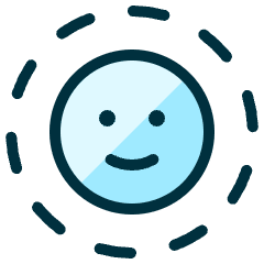 Retouch Smile Icon from Ultimate Duotone Set