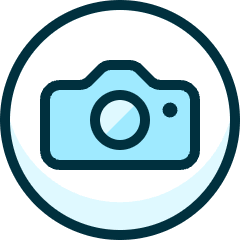 Taking Pictures Circle Icon from Ultimate Duotone Set