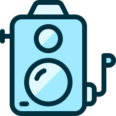 Vintage Camera Icon from Ultimate Duotone Set