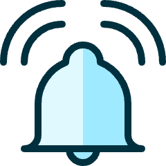 Alarm Bell Ring Icon from Ultimate Duotone Set