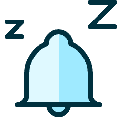 Alarm Bell Sleep Icon from Ultimate Duotone Set