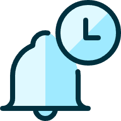 Alarm Bell Timer Icon from Ultimate Duotone Set