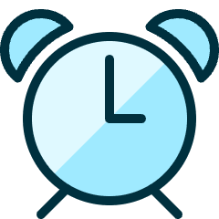 Alarm Clock 1 Icon from Ultimate Duotone Set