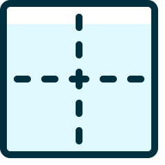 Cell Border Frame Icon from Ultimate Duotone Set