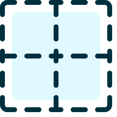 Cell Border None Icon from Ultimate Duotone Set