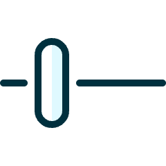Setting Slider Horizontal Icon from Ultimate Duotone Set