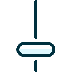 Setting Slider Vertical Icon from Ultimate Duotone Set