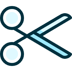 Scissors 2 Icon from Ultimate Duotone Set