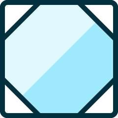 Layout Corners Dashboard Icon from Ultimate Duotone Set