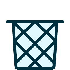 Bin Paper 1 Icon from Ultimate Duotone Set