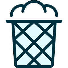 Bin Paper 2 Icon from Ultimate Duotone Set