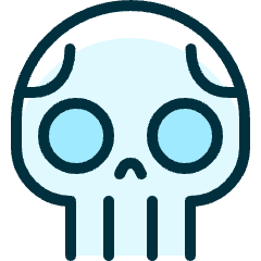 Skull Icon from Ultimate Duotone Set