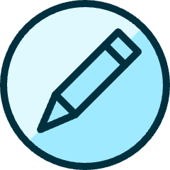 Pencil Circle Icon from Ultimate Duotone Set