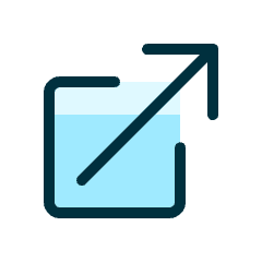 Expand 6 Icon from Ultimate Duotone Set