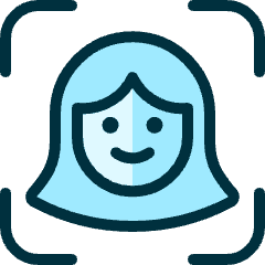Face Id 3 Icon from Ultimate Duotone Set