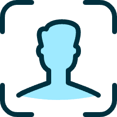 Face Id 5 Icon from Ultimate Duotone Set
