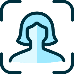 Face Id 6 Icon from Ultimate Duotone Set