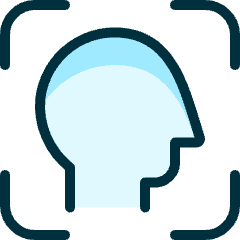 Face Id 7 Icon from Ultimate Duotone Set